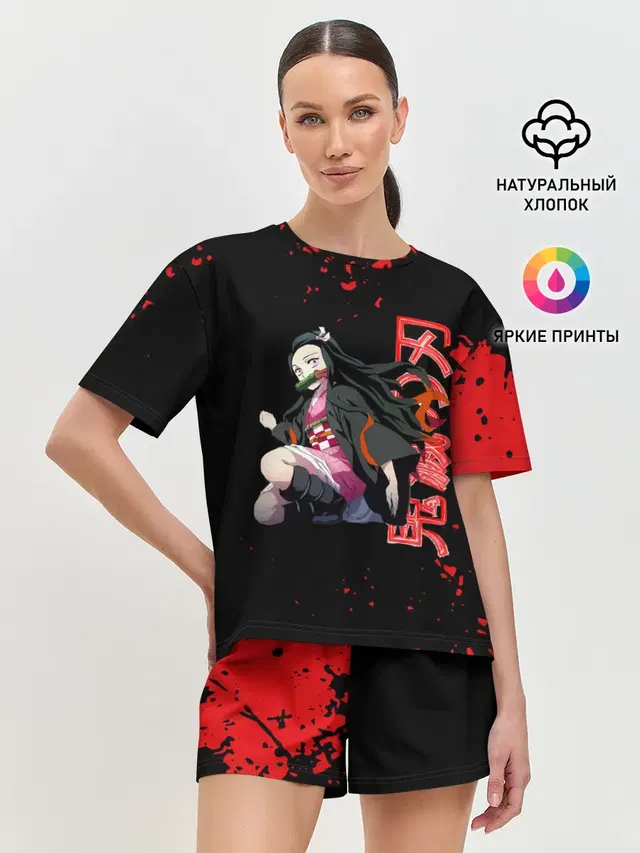 Женская пижама с шортами