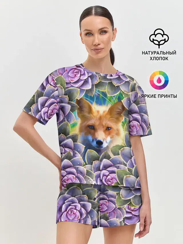 Женская пижама с шортами