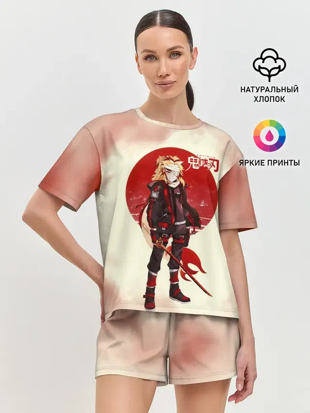 Женская пижама с шортами