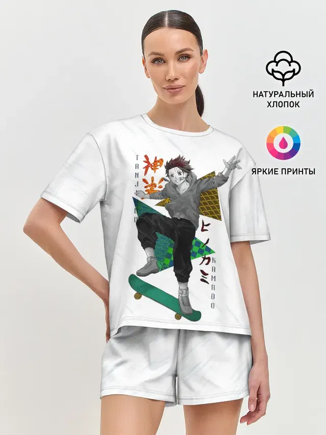 Женская пижама с шортами