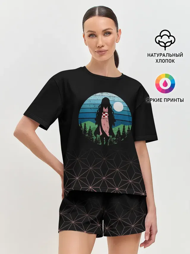 Женская пижама с шортами