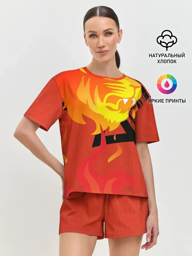 Женская пижама с шортами