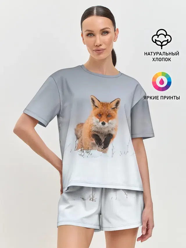 Женская пижама с шортами