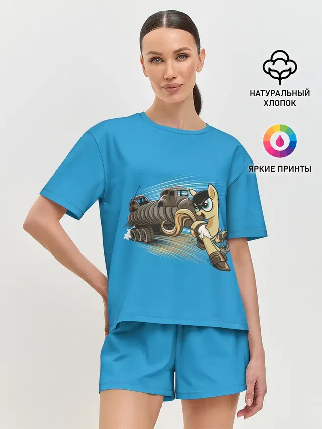 Женская пижама с шортами