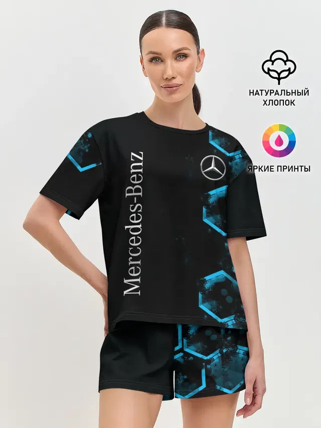 Женская пижама с шортами