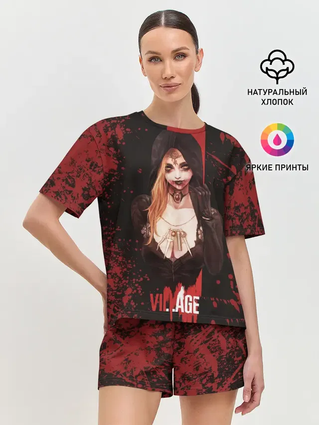 Женская пижама с шортами