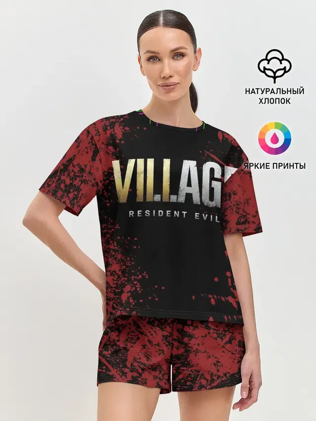 Женская пижама с шортами