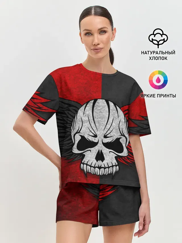 Женская пижама с шортами
