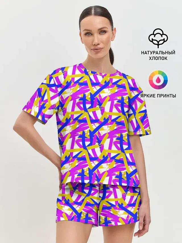Женская пижама с шортами