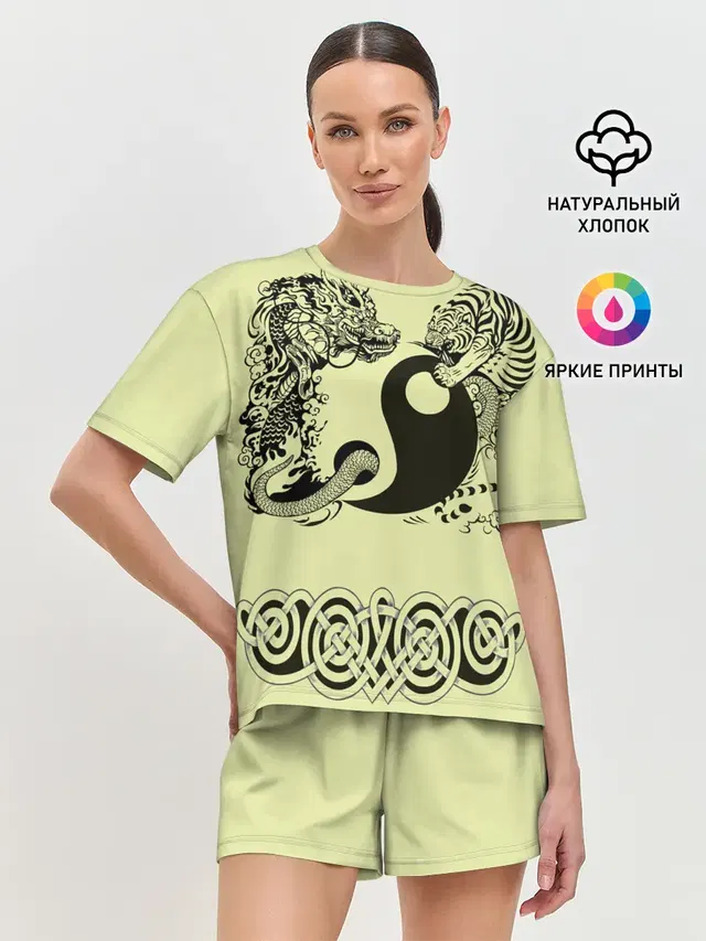 Женская пижама с шортами