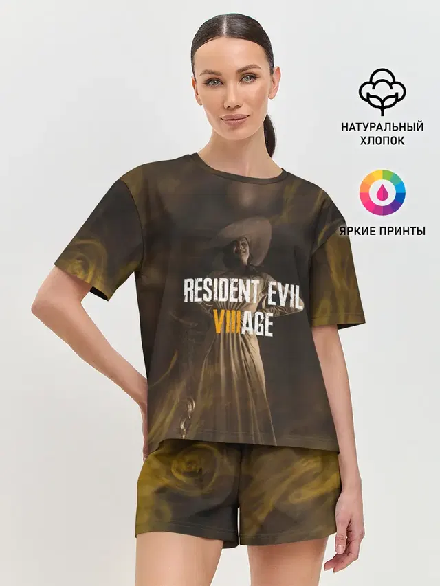 Женская пижама с шортами