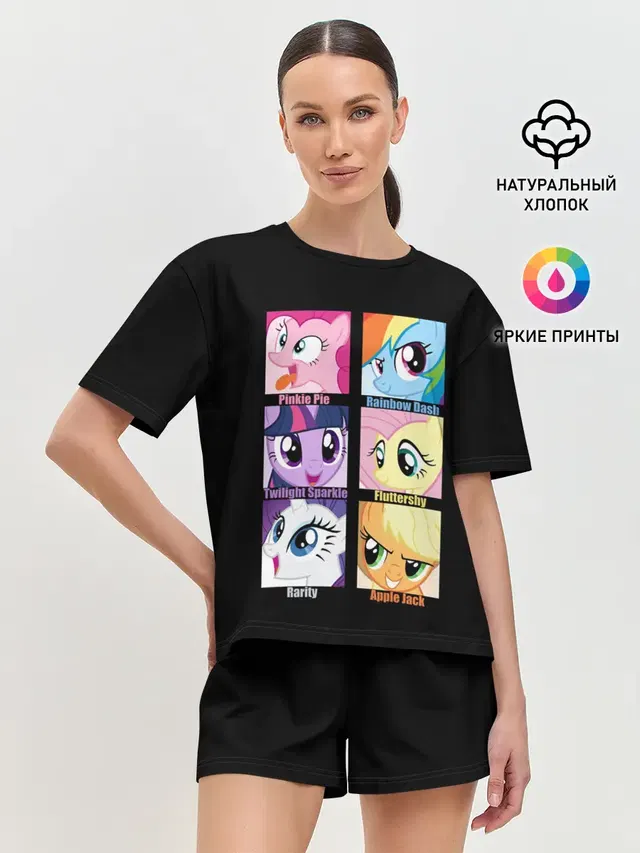 Женская пижама с шортами