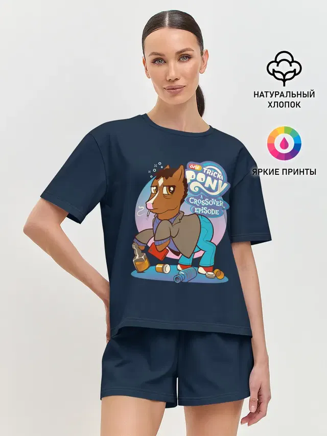Женская пижама с шортами