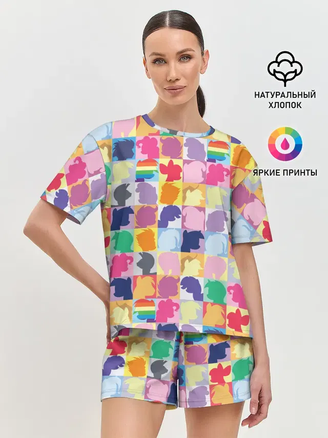 Женская пижама с шортами
