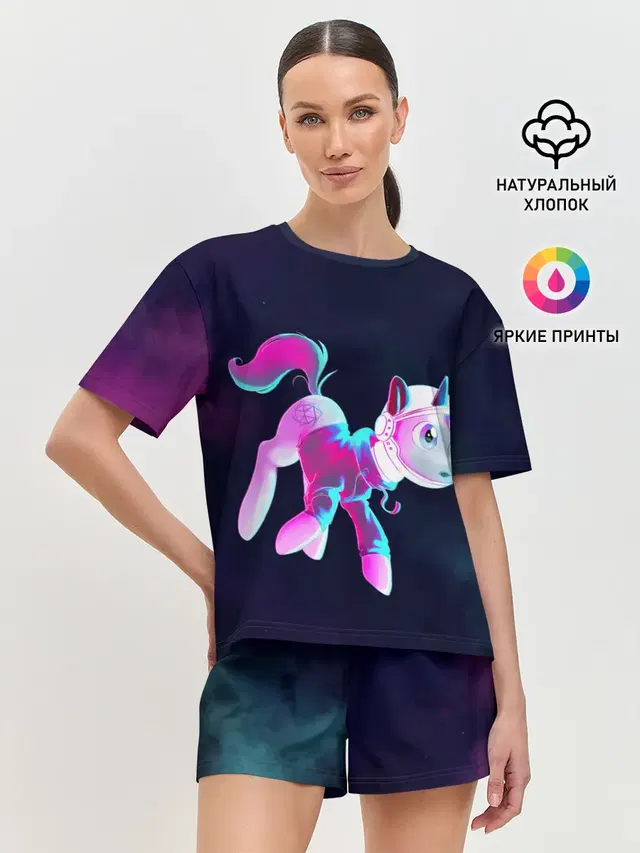 Женская пижама с шортами