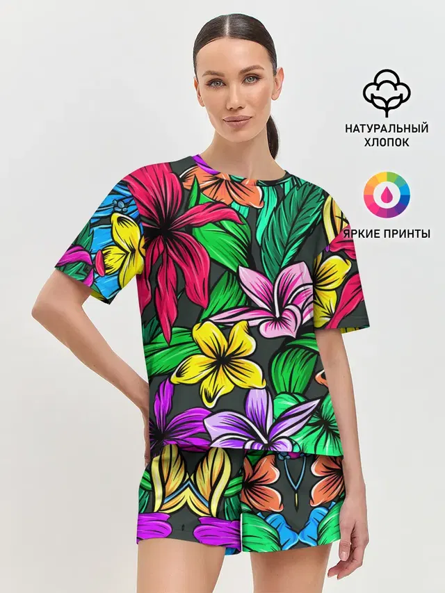 Женская пижама с шортами