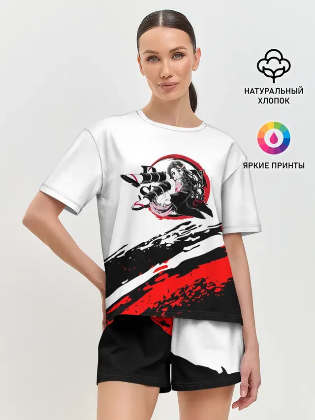 Женская пижама с шортами