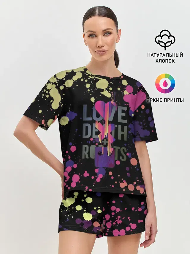 Женская пижама с шортами