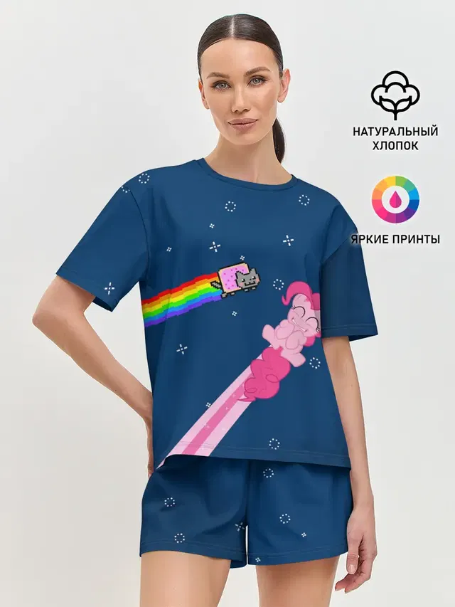 Nyan cat x Pony