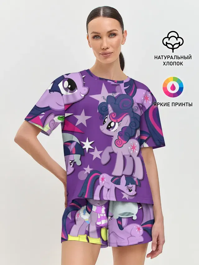Женская пижама с шортами