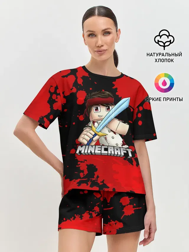 Женская пижама с шортами