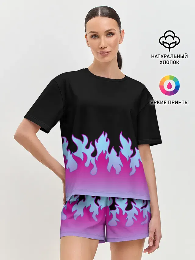 Женская пижама с шортами