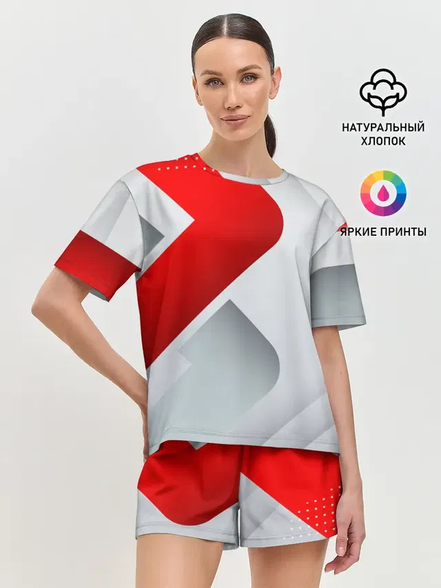 3D SPORT STYLE RED / WHITE