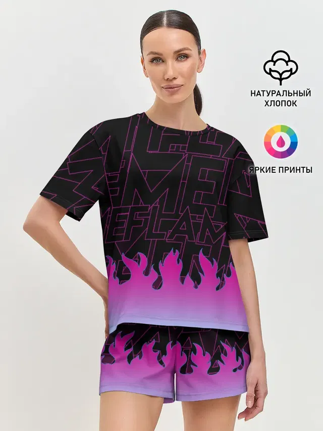 Женская пижама с шортами