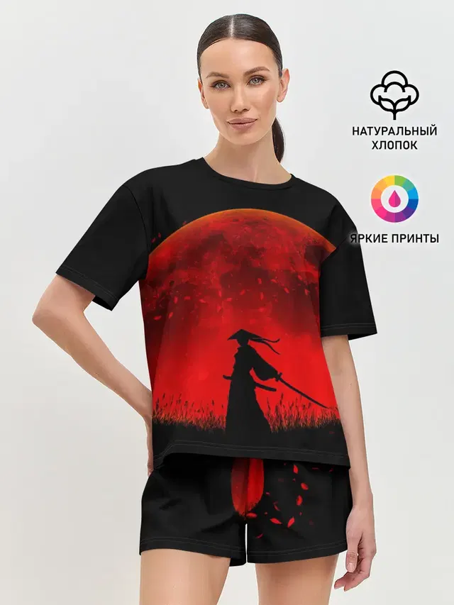 Женская пижама с шортами