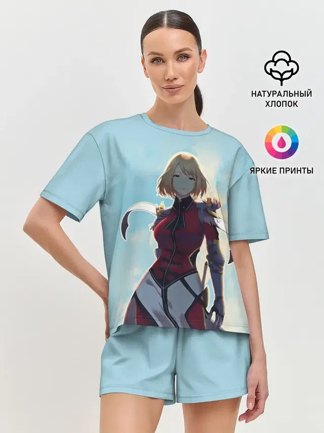 Женская пижама с шортами
