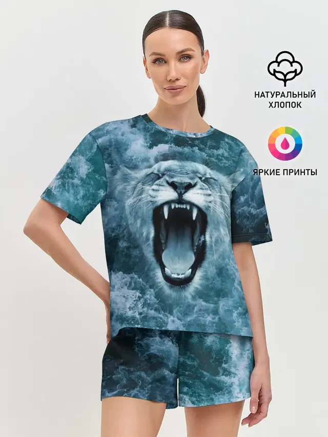 Женская пижама с шортами