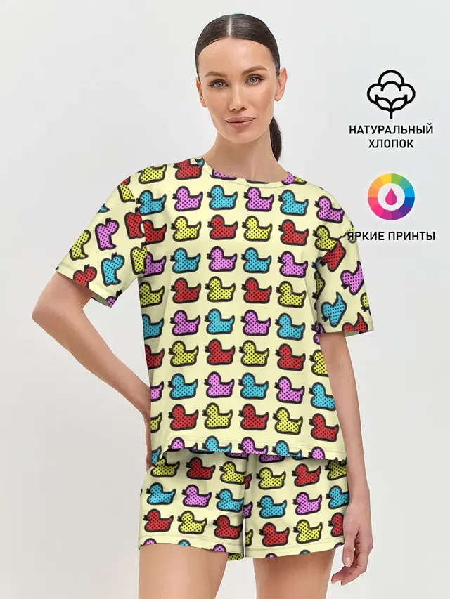 Женская пижама с шортами