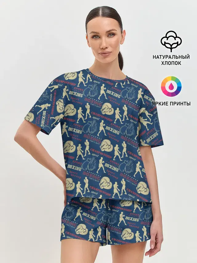 Женская пижама с шортами