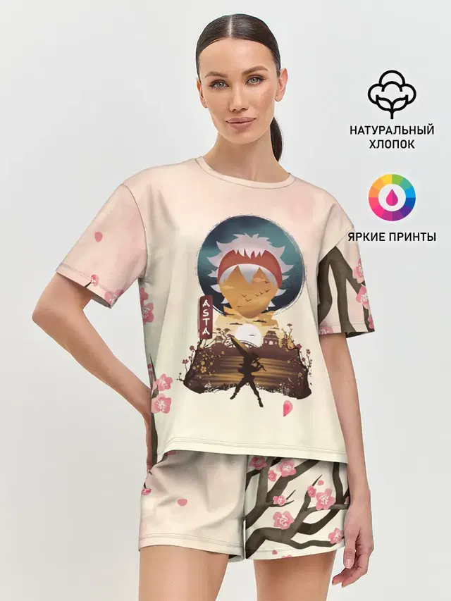 Женская пижама с шортами