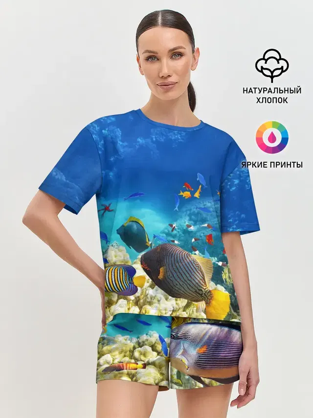 Женская пижама с шортами