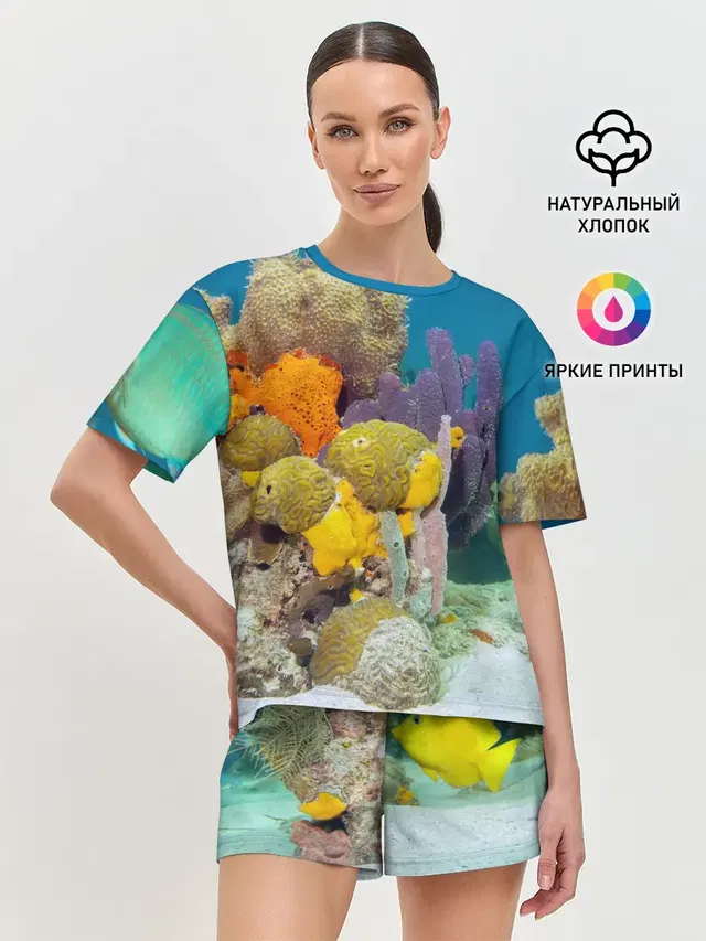 Женская пижама с шортами