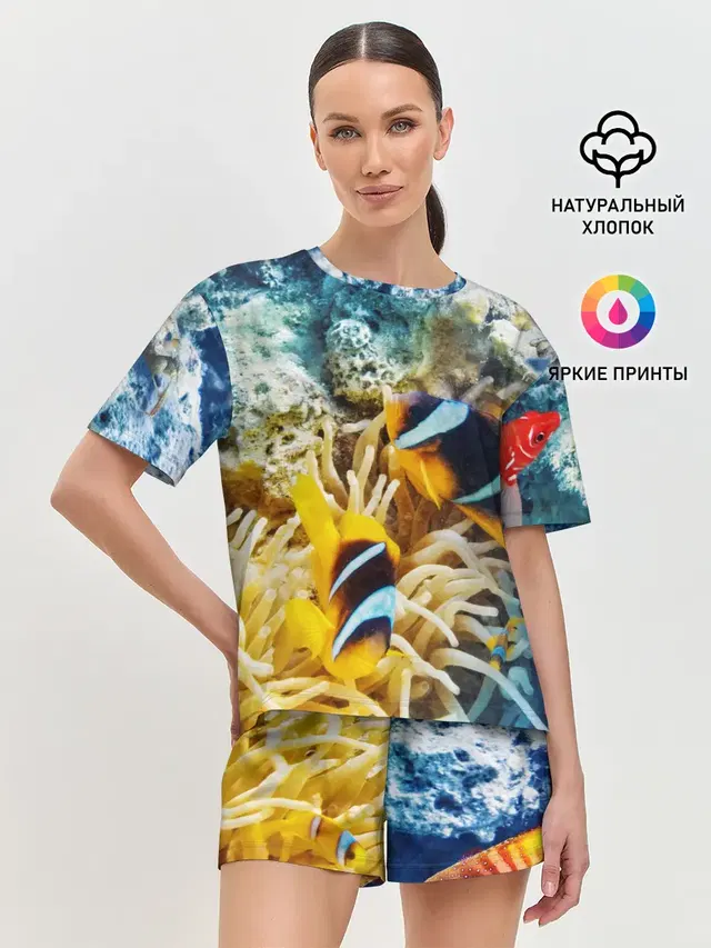 Женская пижама с шортами