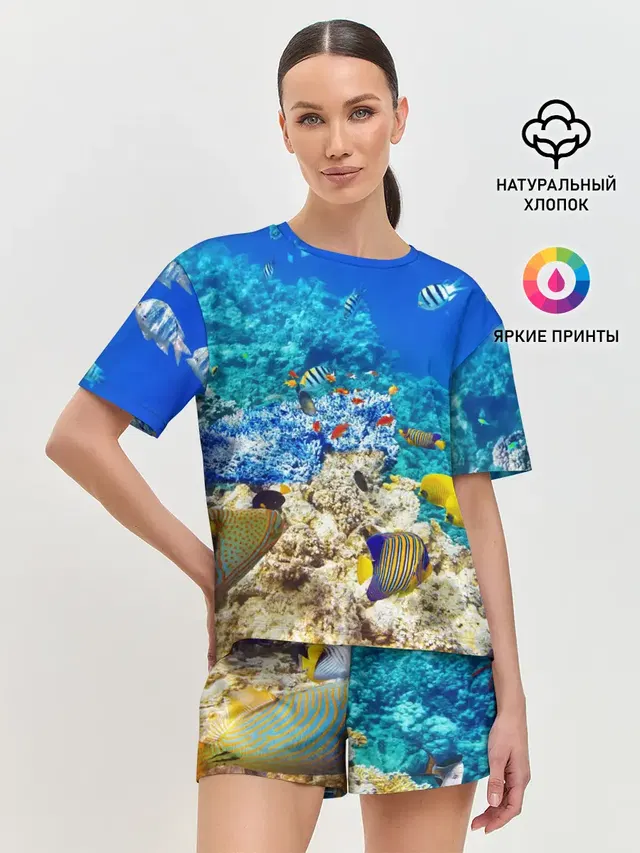 Женская пижама с шортами