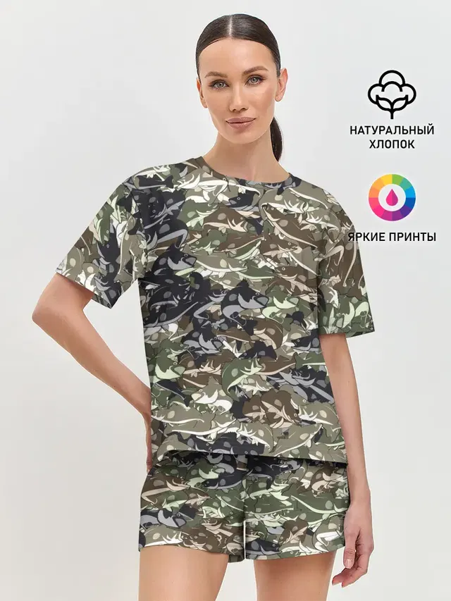 Женская пижама с шортами
