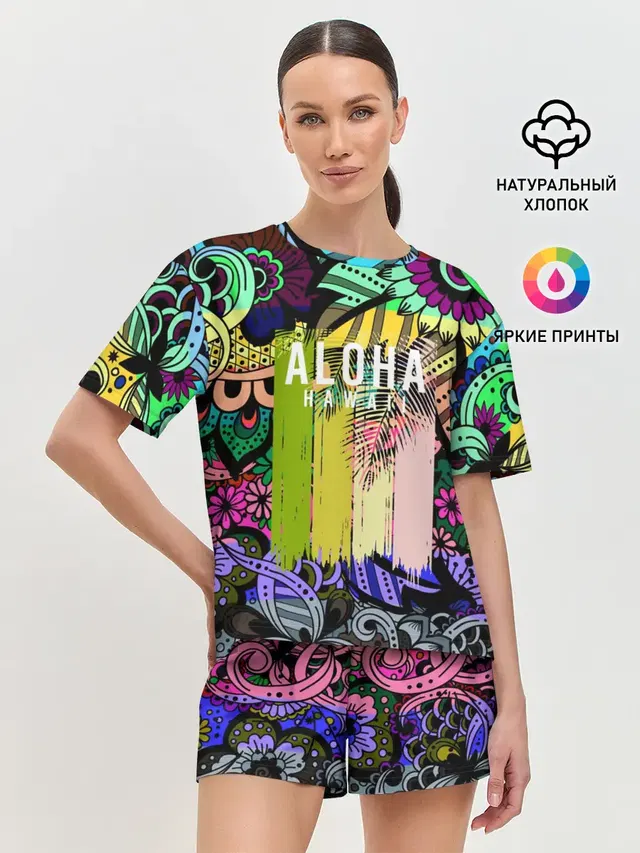Женская пижама с шортами