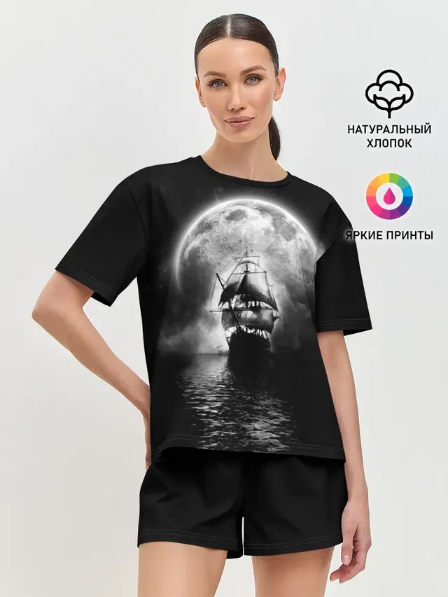 Женская пижама с шортами