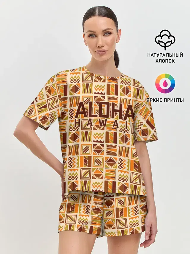 Женская пижама с шортами
