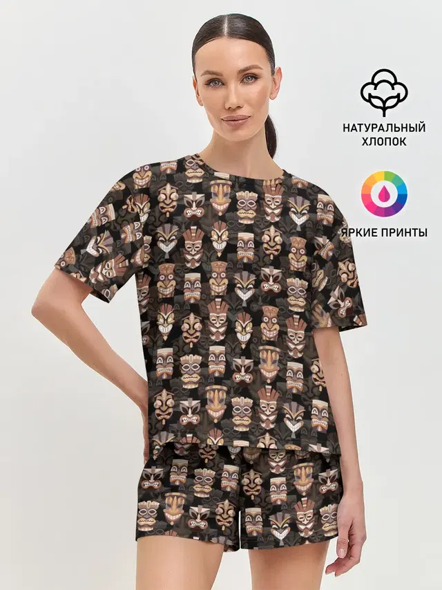 Женская пижама с шортами