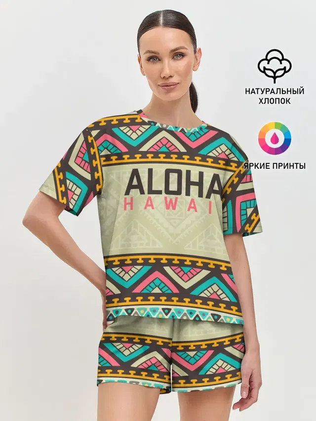 Женская пижама с шортами