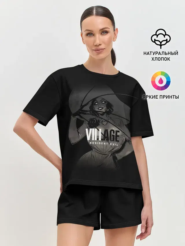Женская пижама с шортами