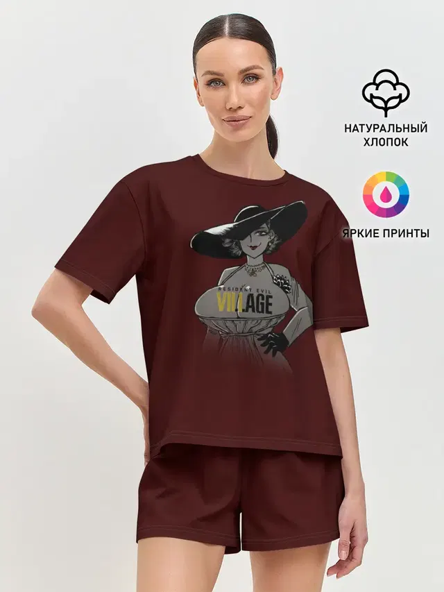 Женская пижама с шортами