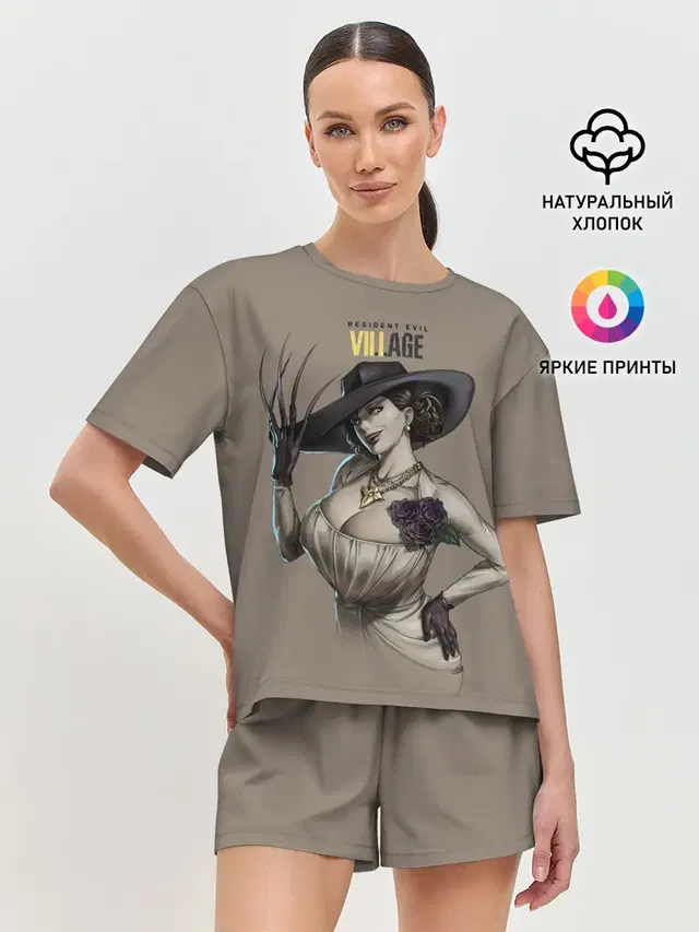 Женская пижама с шортами