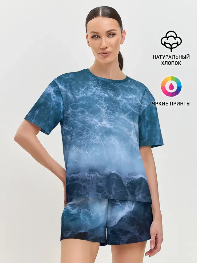 Женская пижама с шортами