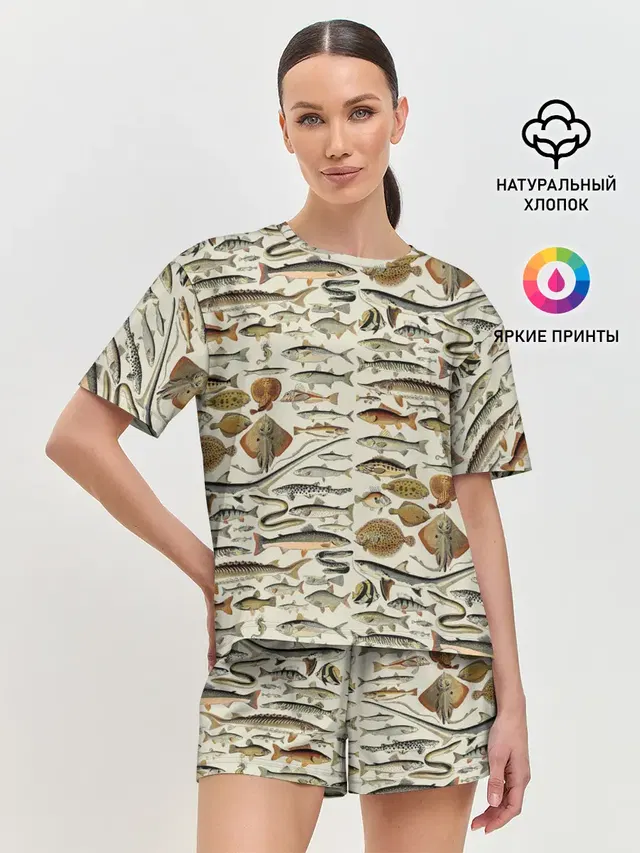Женская пижама с шортами