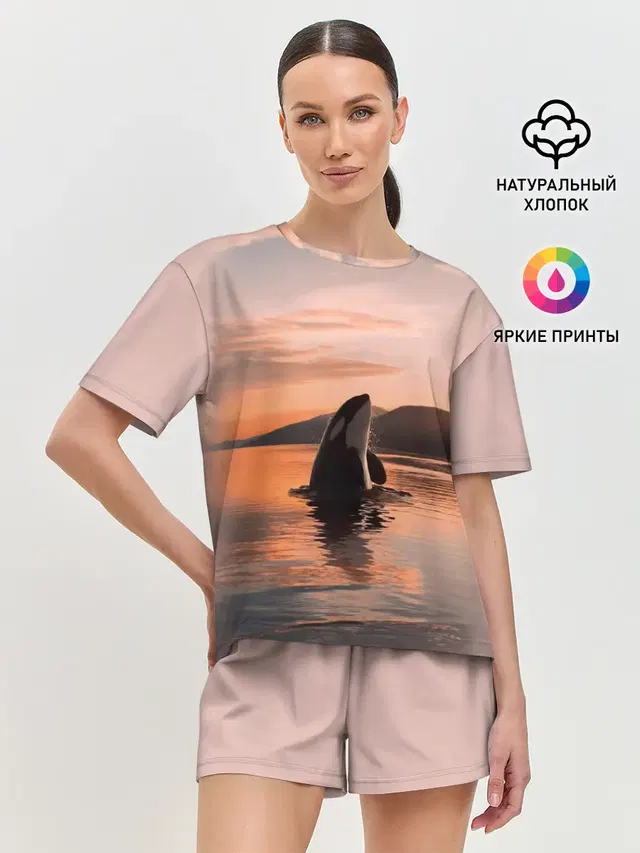 Женская пижама с шортами